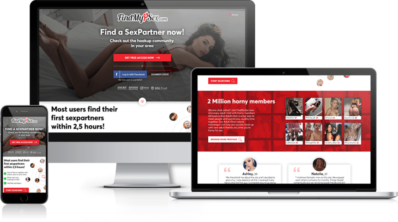 Adult Website Design and layout